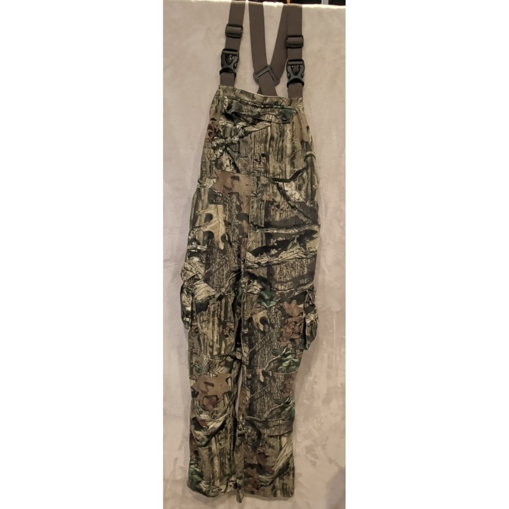 Game Winner Camo Hunting Bib Overalls Mens Large Adjustable Straps